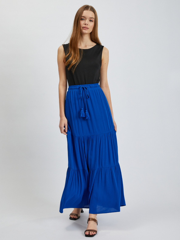 Orsay Blauer Damen-Maxirock ORSAY