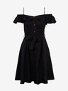 Orsay Schwarzes Damenkleid mit Leinen ORSAY