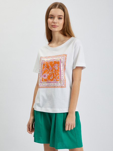 Orsay Weißes Damen-T-Shirt ORSAY