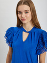 Orsay Blaue Bluse ORSAY