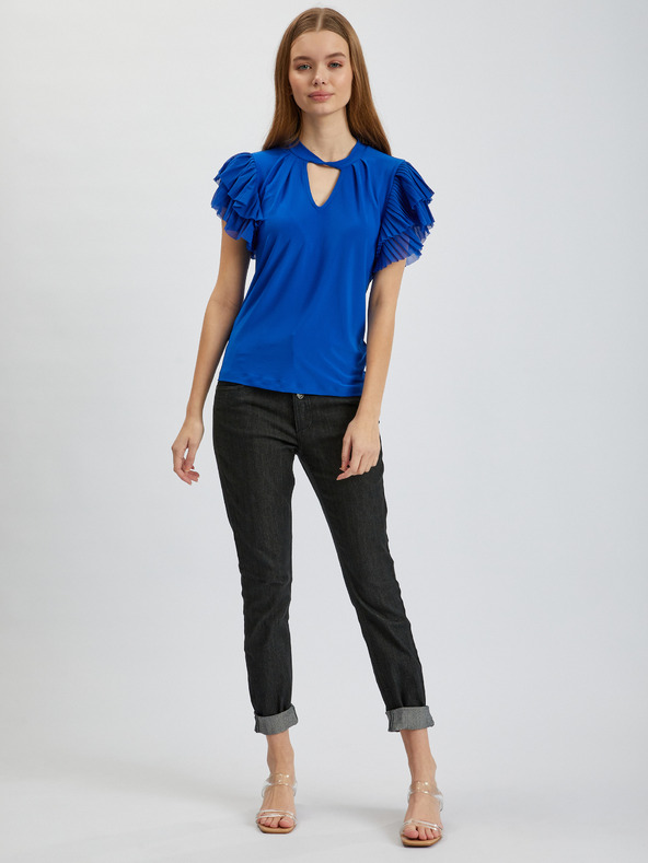 Orsay Blaue Damenbluse ORSAY