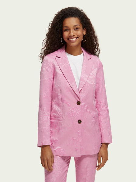 Scotch & Soda Rosa Damen-Blazer mit Blumenmuster Scotch & Soda