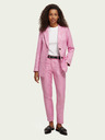 Scotch & Soda Rosa geblümte Chino-Hose für Damen Scotch & Soda