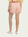 Scotch & Soda Scotch & Soda apricotfarbene gemusterte Shorts für Damen