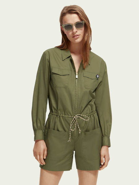 Scotch & Soda Scotch & Soda Khaki Damen Jumpsuit
