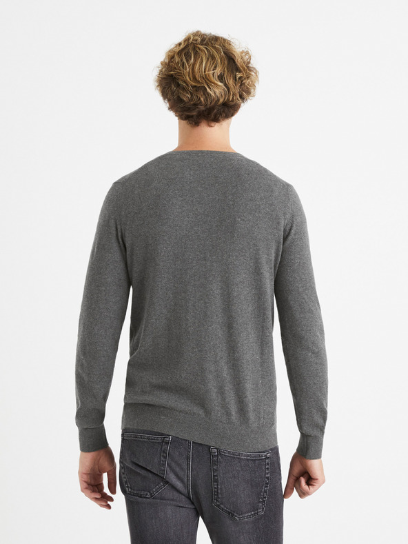 Celio Celio Veviflex Grauer Pullover