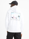 Celio Weißes Herren-Sweatshirt mit Celio Dragon Ball Super Druck