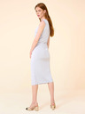 Orsay Hellblauer Damen-Bleistiftrock mit Schlitz ORSAY