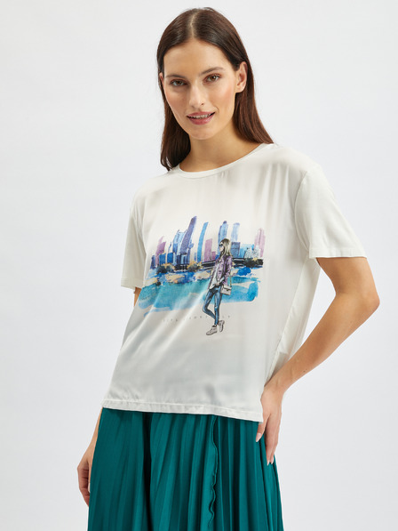 Orsay Weißes Damen-T-Shirt ORSAY