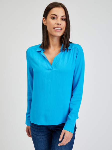 Orsay Blaue Bluse ORSAY