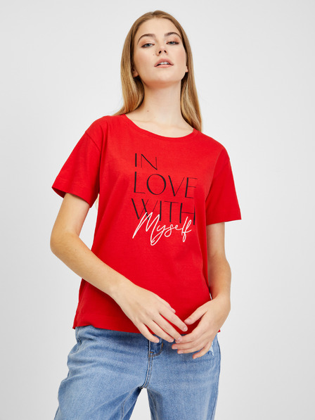 Orsay Rotes Damen-T-Shirt ORSAY
