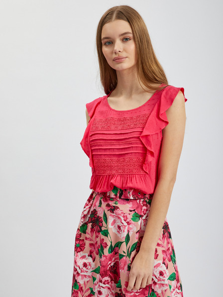 Orsay Dunkelrosa Damenbluse ORSAY