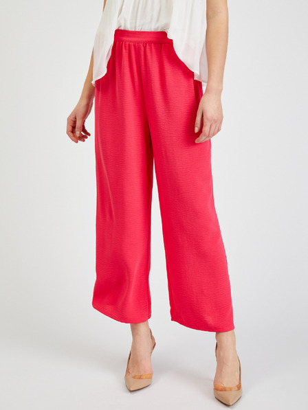 Orsay Dunkelrosa weite Hose für Damen ORSAY