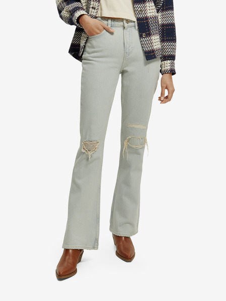 Scotch & Soda Hellblaue Flared-Jeans für Damen Scotch & Soda