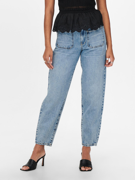 ONLY Hellblaue Mom-Jeans ONLY Cuba