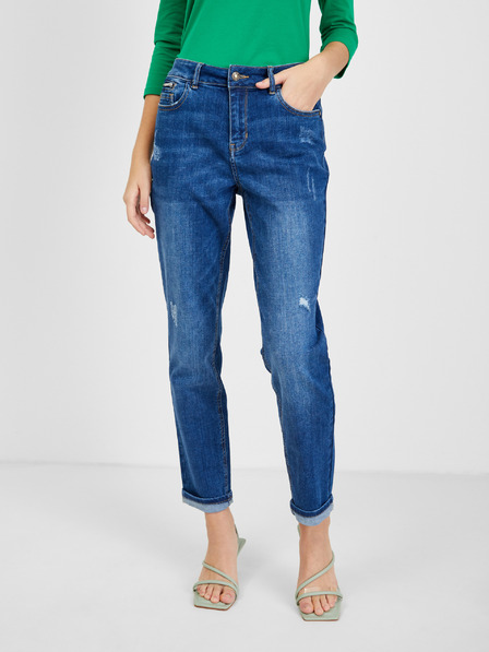 Orsay Dunkelblaue Damen Boyfriend Jeans ORSAY