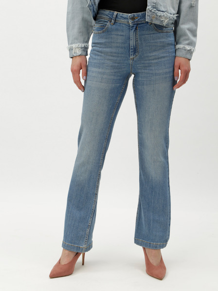 Jacqueline de Yong Hellblaue Damen-Flared-Jeans JDY Flora