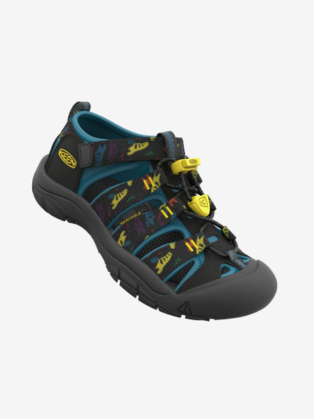 Keen Schwarz gemusterte Jungen Sandalen Keen