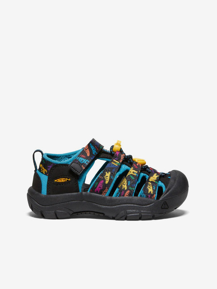 Keen Schwarz gemusterte Jungen Sandalen Keen