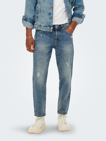 ONLY & SONS Blaue schmal geschnittene Jeans ONLY & SONS Avi