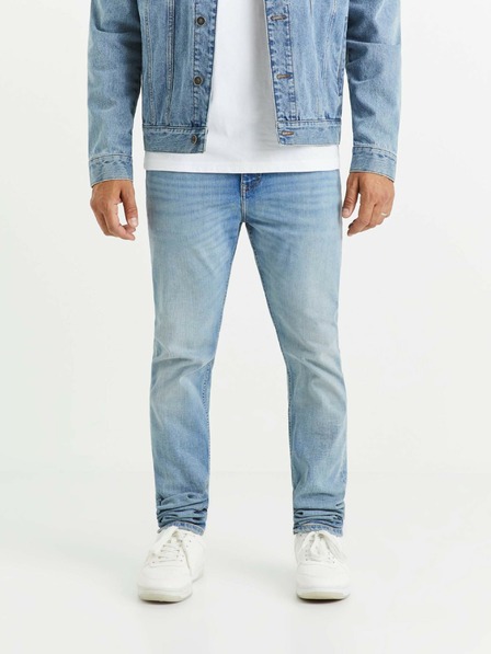 Celio Hellblaue Herren-Slim-Fit-Jeans Celio C25 Voslight25
