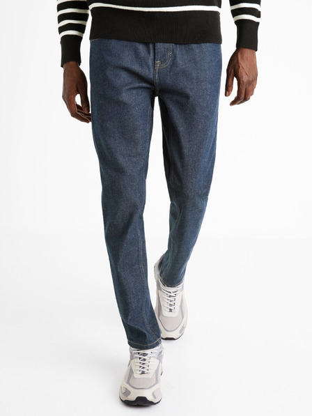 Celio Dunkelblaue Herren-Slim-Fit-Jeans Celio C25 Donew