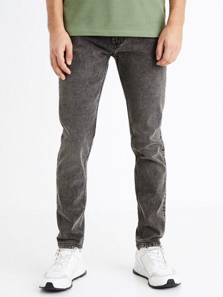 Celio Dunkelgraue Slim Fit Herrenjeans Celio C25 Dosley25