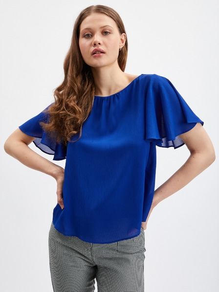 Orsay Blaue Bluse ORSAY