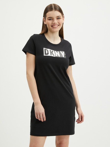 DKNY Schwarzes Damenkleid DKNY Two Tone