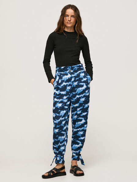 Pepe Jeans Dunkelblaue gemusterte Damen-Culottes Pepe Jeans