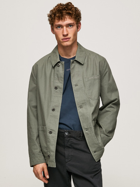 Pepe Jeans Khakifarbene leichte Herrenjacke Pepe Jeans