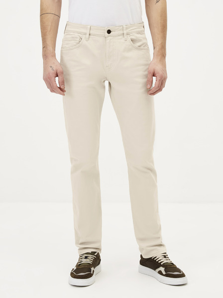Celio Cremefarbene Jeans mit gerader Passform Celio Jopry