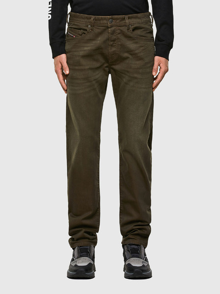 Diesel Khakifarbene Herrenjeans mit gerader Passform Diesel Buster