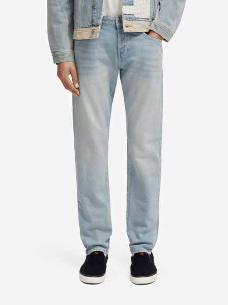 Scotch & Soda Hellblaue Herrenjeans mit gerader Passform Scotch & Soda
