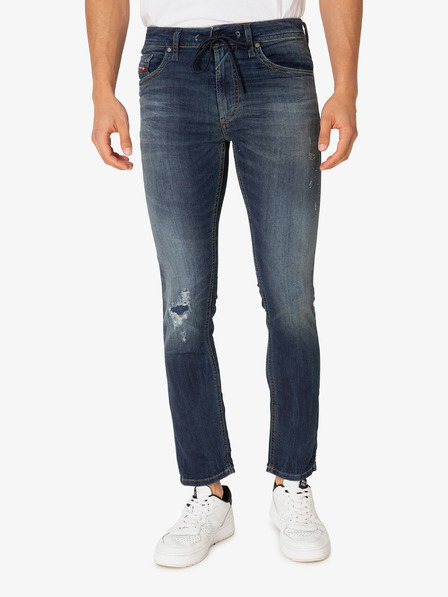 Diesel Blaue Diesel Thommer Jeans für Herren mit verkürzter Passform