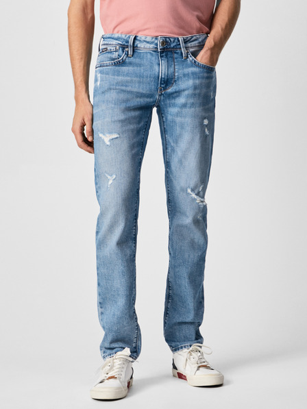 Pepe Jeans Hellblaue Slim Fit Jeans für Herren Pepe Jeans Hatch