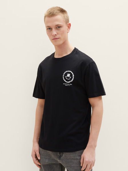 Tom Tailor Denim Schwarzes Tom Tailor Denim-Hemd für Herren