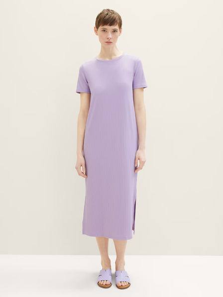 Tom Tailor Denim Hellviolettes Maxikleid für Damen Tom Tailor Denim