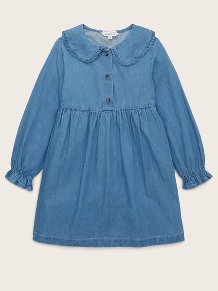 Tom Tailor Blaues Mädchen-Denim-Kleid Tom Tailor
