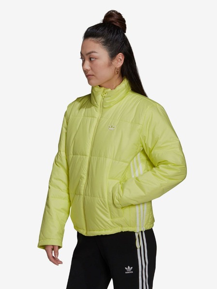 adidas Originals Neongelbe adidas Originals Steppjacke für Damen