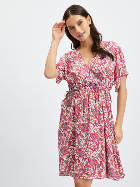 Orsay Rosa gemustertes Damenkleid ORSAY