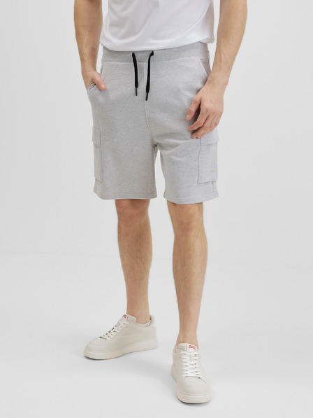 Tom Tailor Denim Hellgrau gestreifte Herren-Sweatpants mit Taschen Tom Tailor Denim