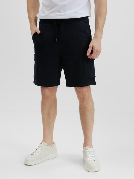 Tom Tailor Denim Dunkelblaue Herren-Trackshorts mit Taschen Tom Tailor Denim
