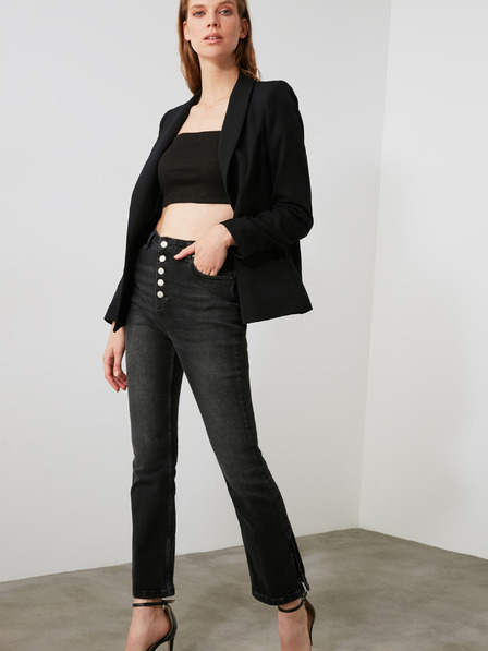 Trendyol Schwarze Bootcut-Jeans Trendyol