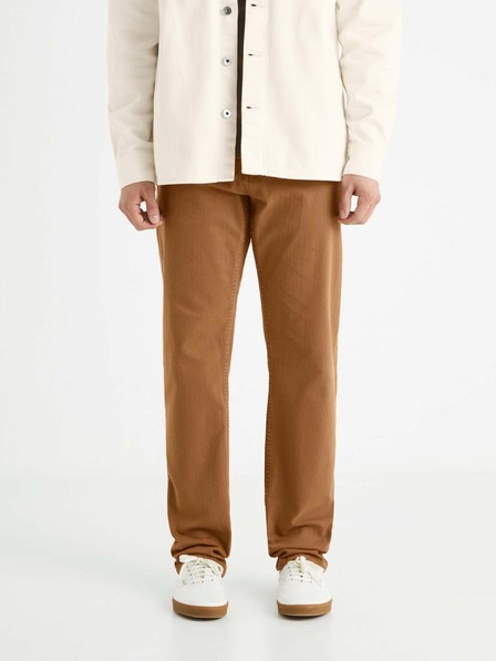 Celio Braune Herrenjeans mit geradem Schnitt Celio Vopry1