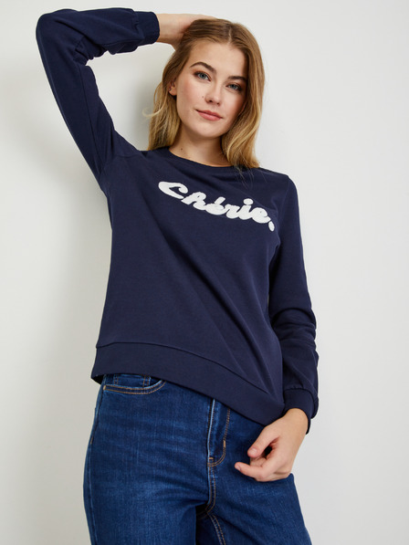 Orsay Dunkelblaues Damen-T-Shirt ORSAY