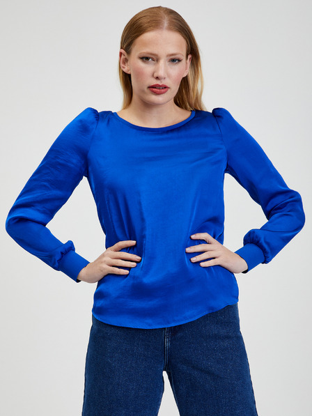 Orsay Blaue Bluse ORSAY