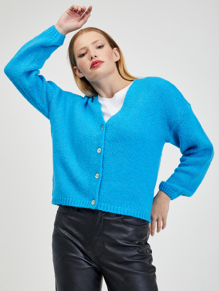 Orsay Blaue Damen Strickjacke ORSAY