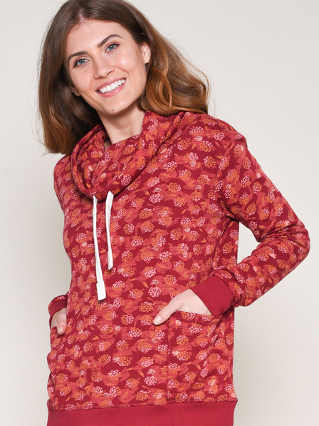 Brakeburn Rot gemustertes Sweatshirt Brakeburn