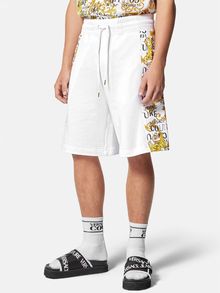 Versace Jeans Couture Versace Jeans Couture Weiße gemusterte Herren-Sweatpants